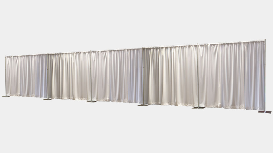 Fire Treated Velcro Top String Curtains, Event Backdrops